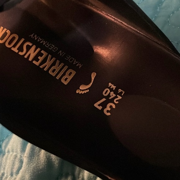 Black and Gold Birkenstock - Picture 3 of 5